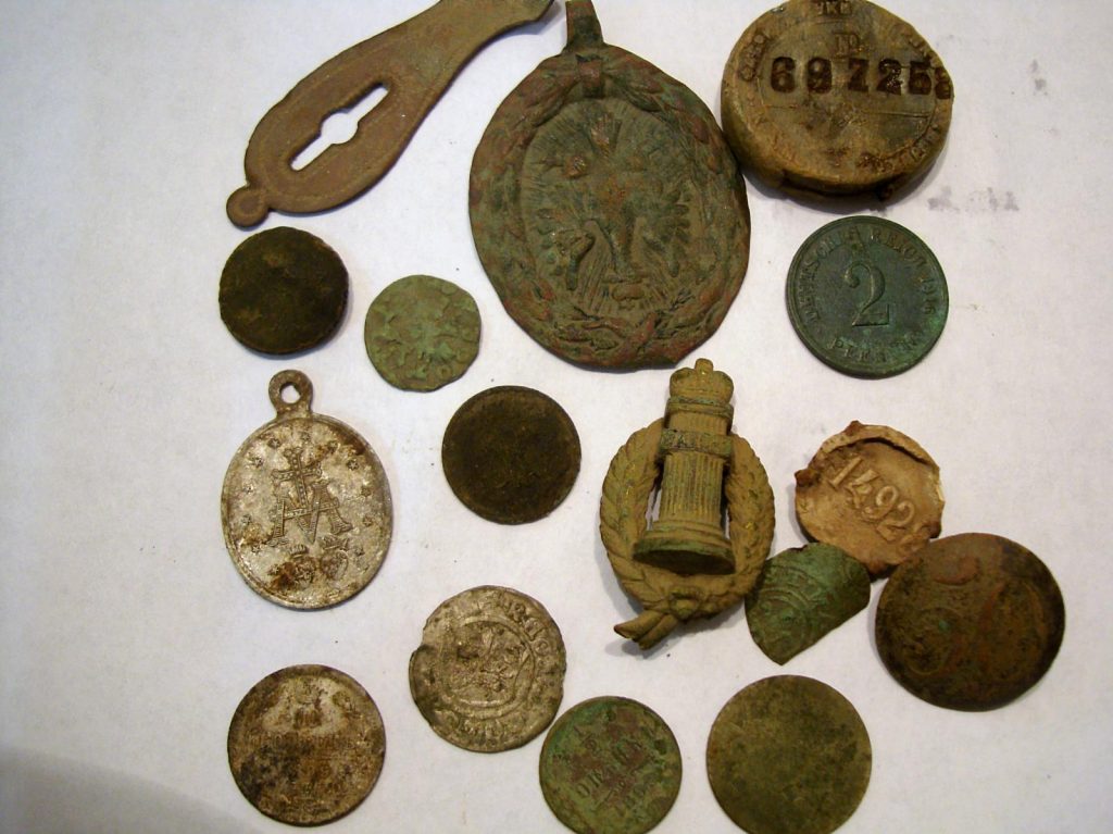 Поиск монет и реликвий в городской черте
