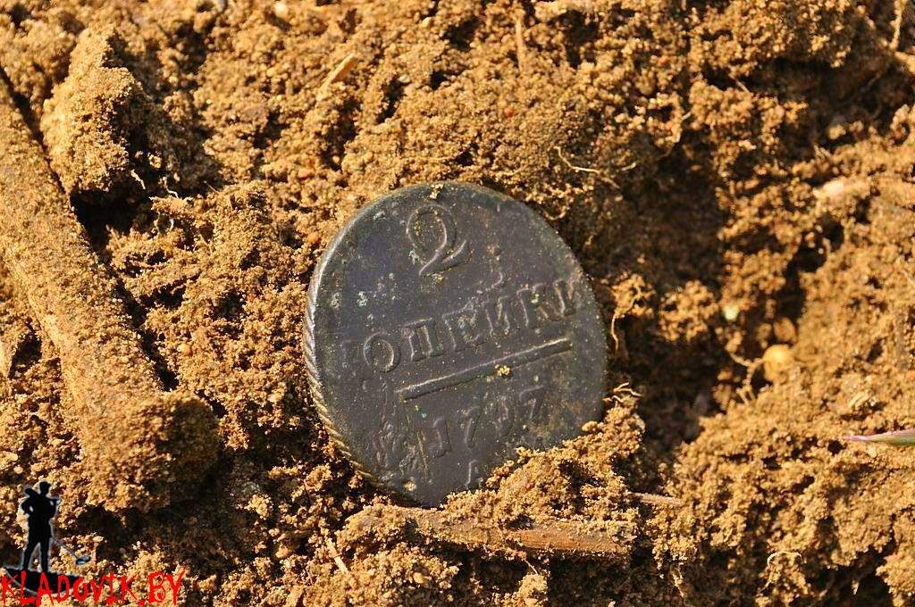 Поиск монет под дубом